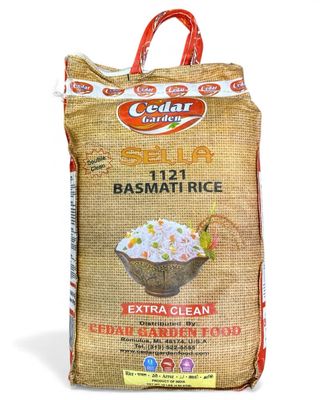 Cedar Garden Sella 1121 Basmati Rice (Extra Clean) 10lb