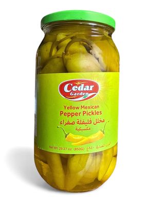 Cedar Garden Yellow Mexican Pickled Peppers 12x850g