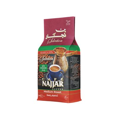 Najjar Coffee Medium Roast With Cardamom 20x200g