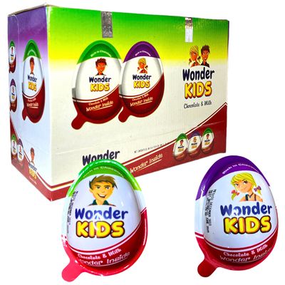Wonder Kids Chocolate &amp; Milk Boys/Girls 8x16pcsx20g
