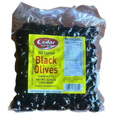 Cedar Garden Moroccan Black Olives 2.204lb