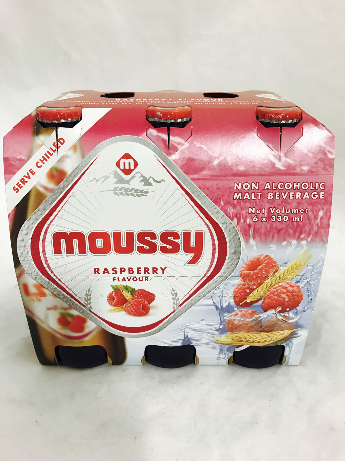 Moussy Raspberry mult 24x300ml