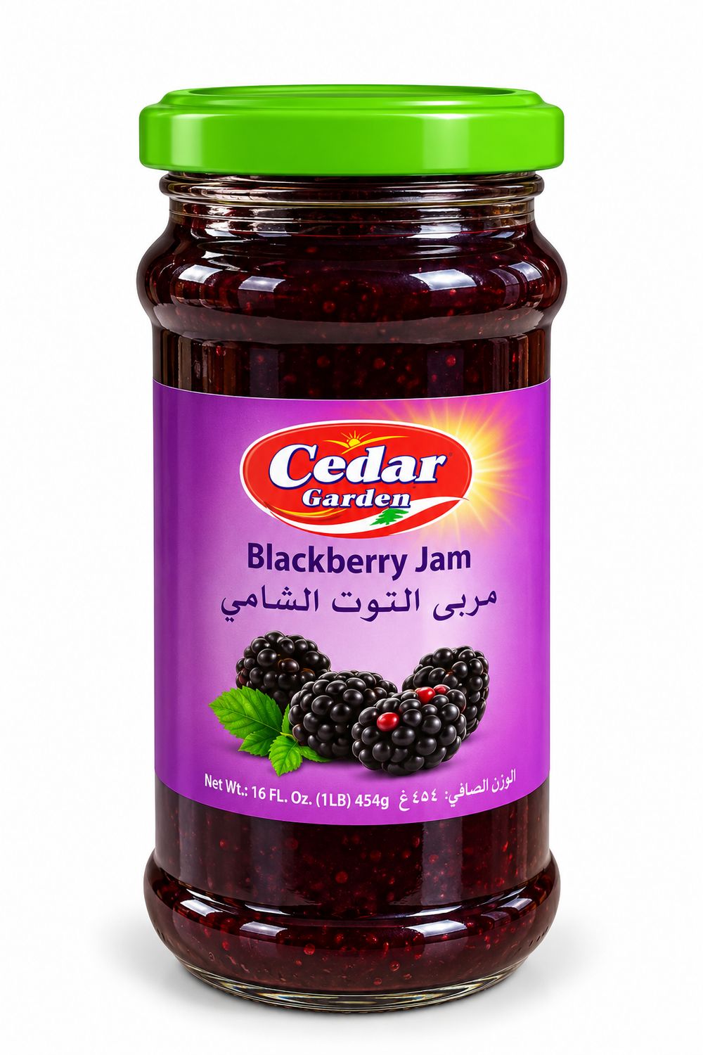 Cedar Garden Blackberry Jam 12x450g