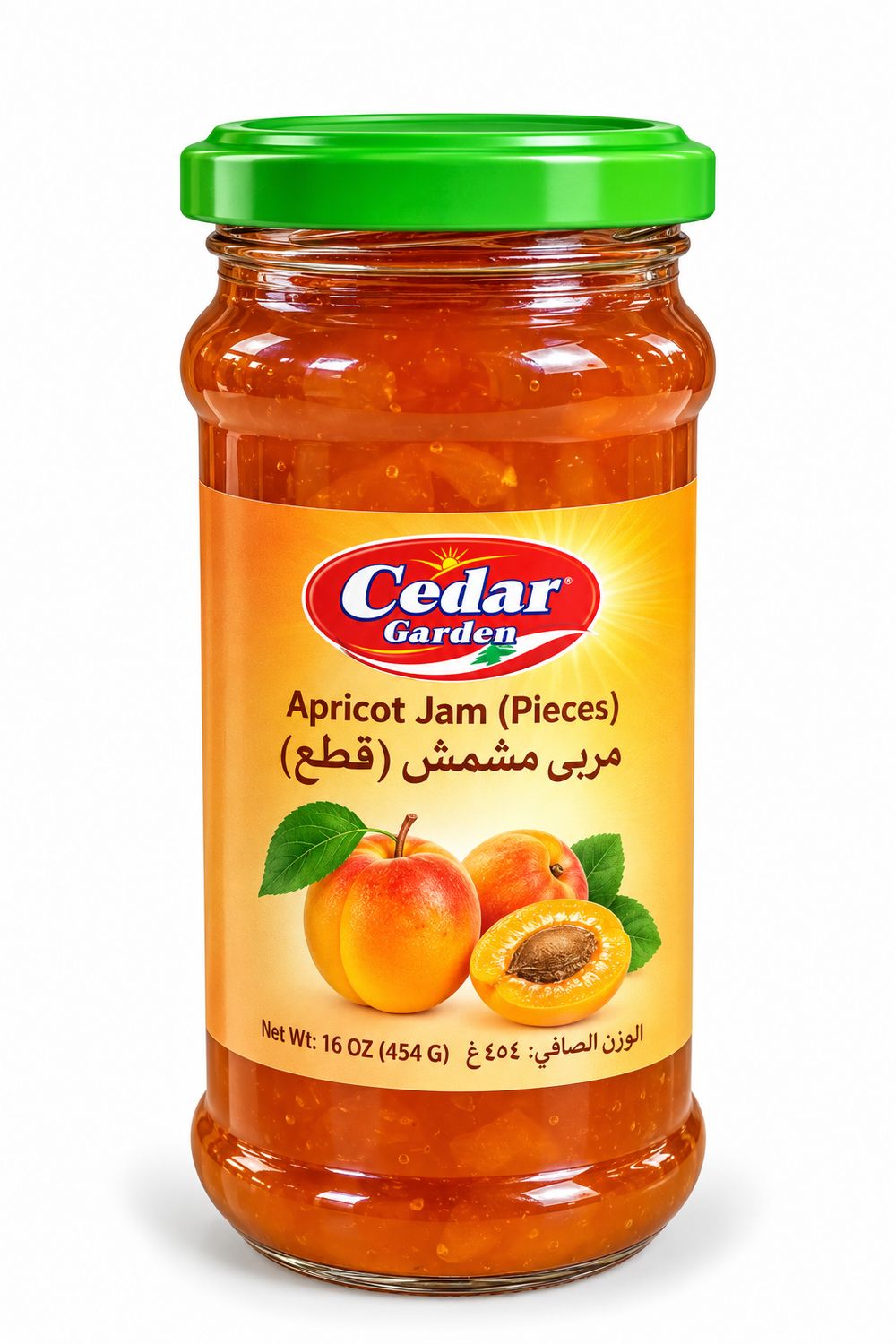 Cedar Garden Apricot Jam Pieces 12x450g