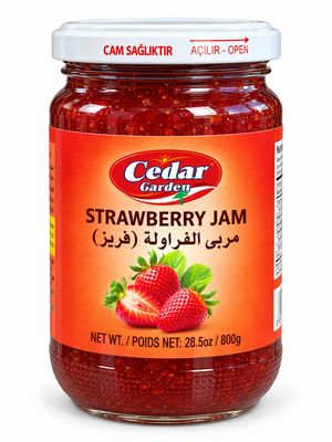 Cedar Garden Strawberry Jam 12x800g