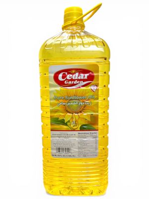 Cedar Garden Pure Sunflower Oil 4x5L