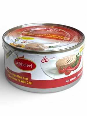Al Khaleej Tuna In Sunflower Oil With Chili 48x170g