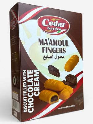 Cedar Garden Ma’amoul Finger Biscuit Filled With Chocolate Cream 12x250g