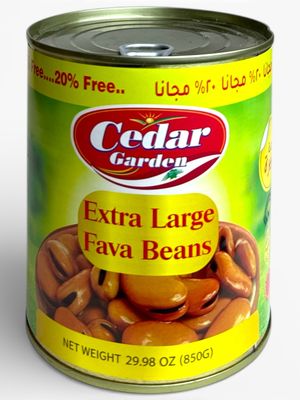 Cedar Garden Extra Large Fava Beans 24x850g