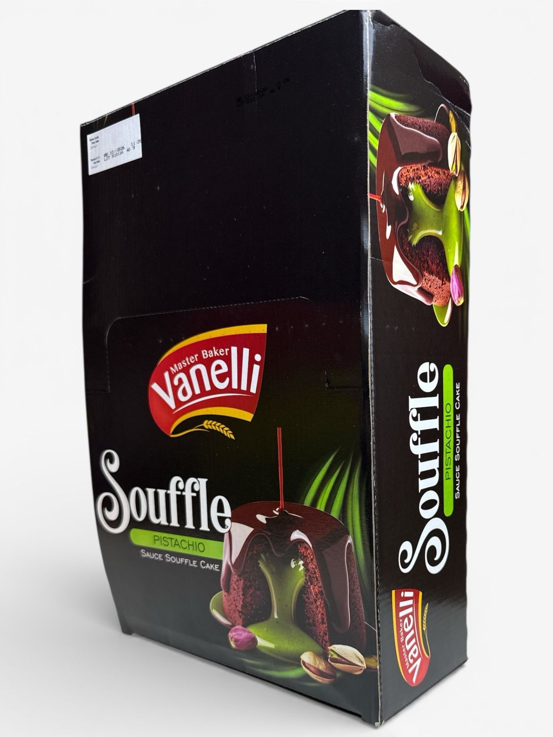 Vanelli Souffle Cake With Pistachio Sauce