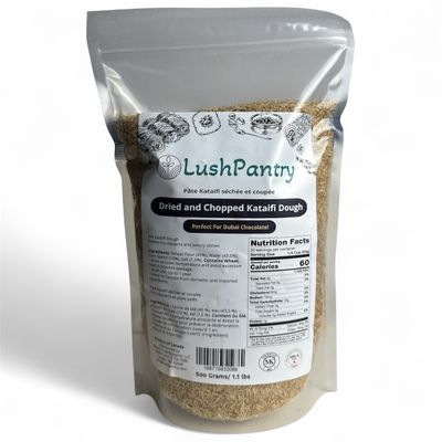 LushPantry Dried And Chopped Kataifi Dough (Perfect For Dubai Chocolate) 12x500g