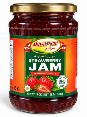 Mawassem Strawberry Jam 12x800g