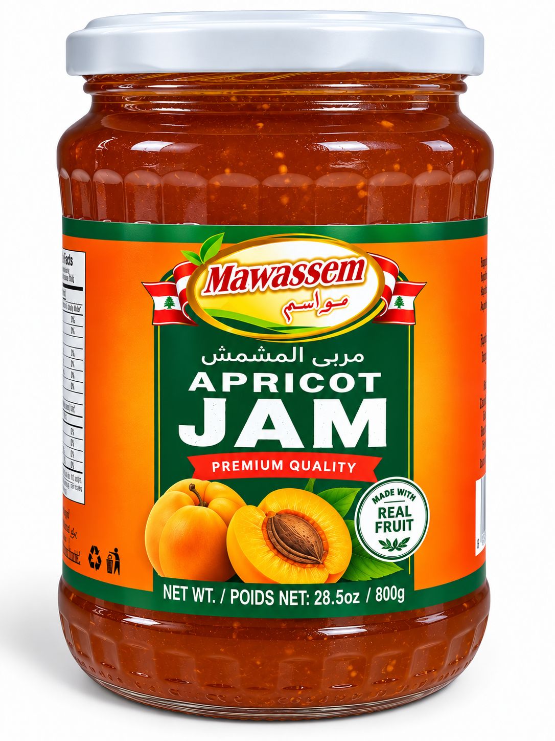 Mawassem Apricot Jam 12x800g