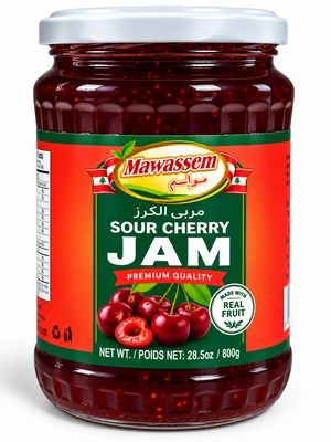 Mawassem Sour Cherry Jam 12x800g
