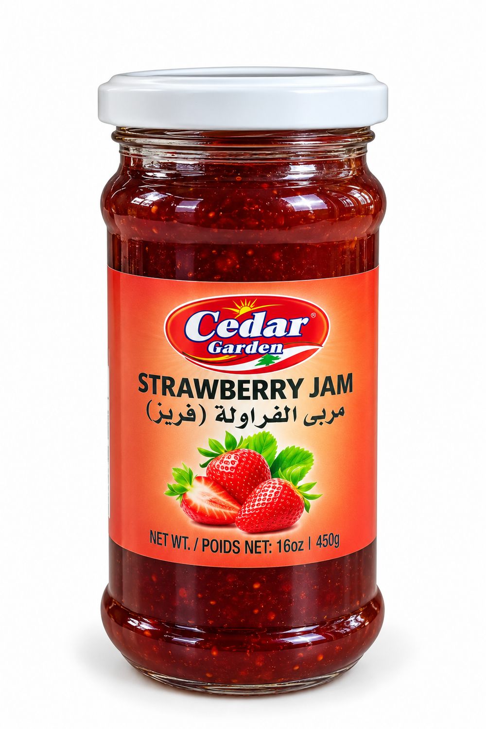 Cedar Garden Strawberry Jam 12x450g