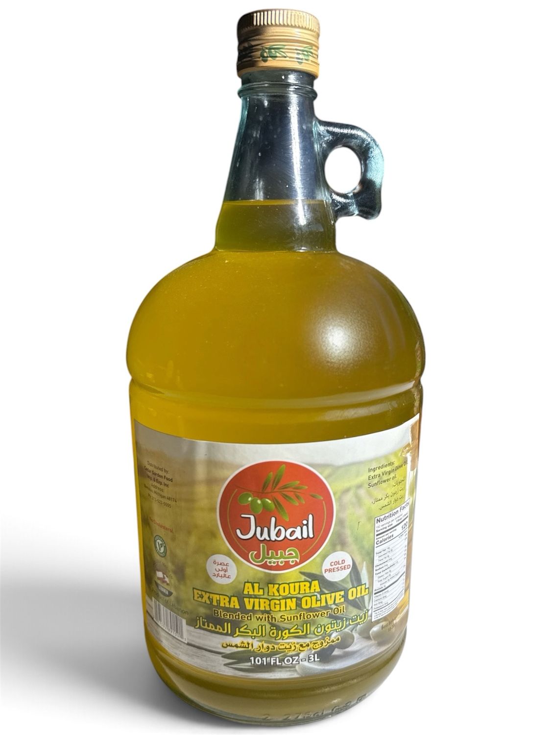 Jubail Al Koura (Blended) Extra Virgin Olive Oli 4x3L