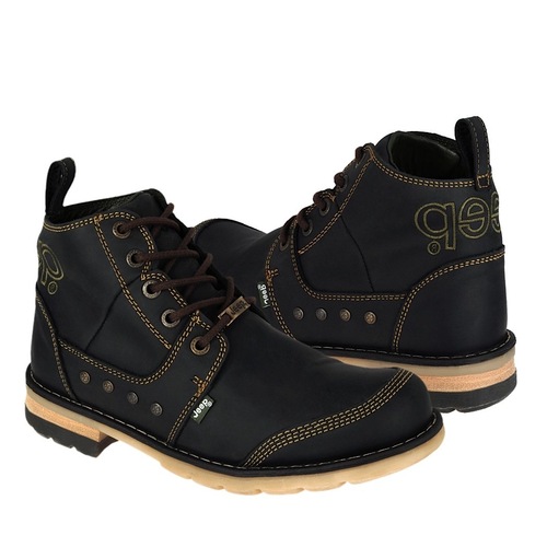 Botas Jeep de Piel Negro