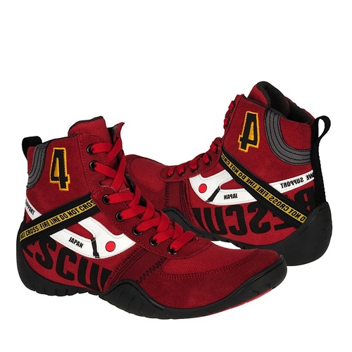 Botas de Gamuza Roja