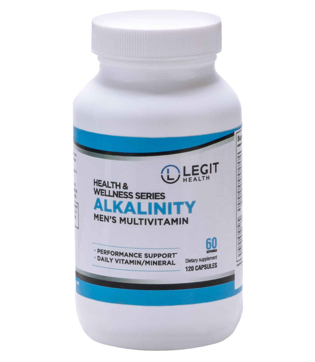 Legit alkalinity for men - 120 ct