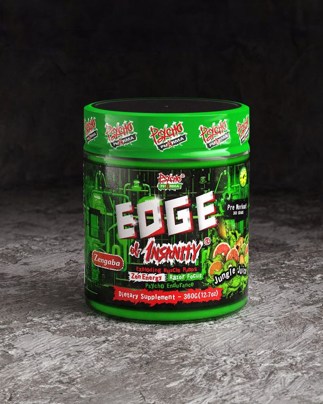 Psycho Pharma Edge of Insanity Pre-workout  - jungle juice