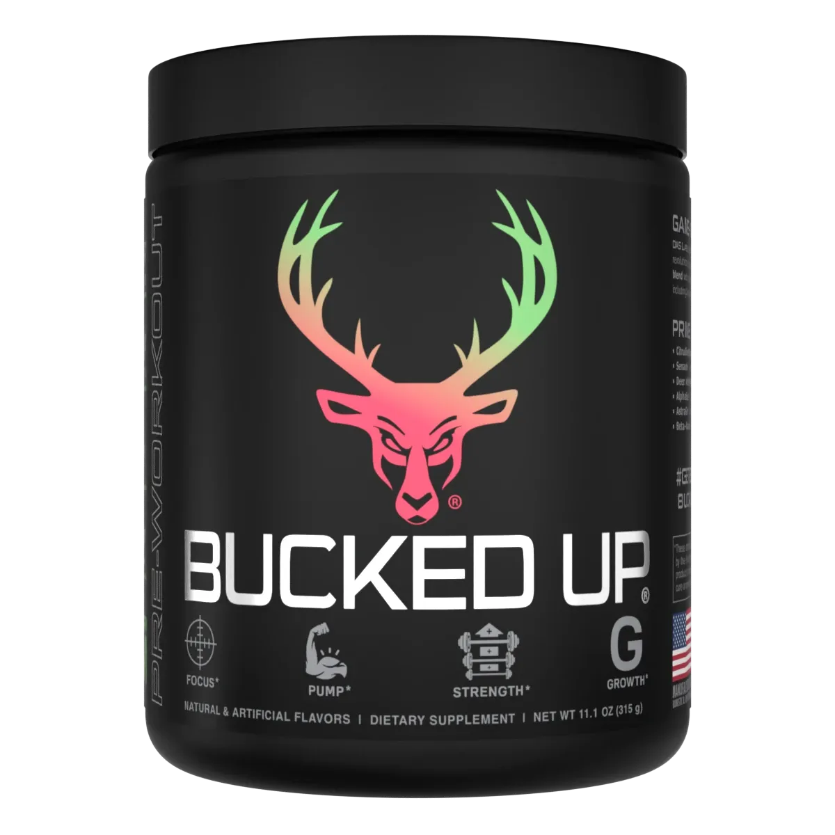 DAS Labs Bucked Up Pre Workout Strawberry Kiwi