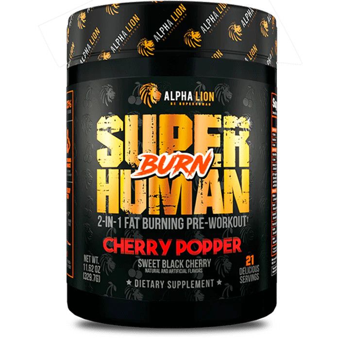 Alpha Lion Super Human Burn Pre-Workout - Cherry Popper