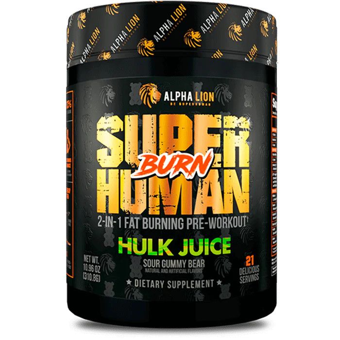 Alpha Lion Super Human Burn Pre-Workout - Hulk Juice