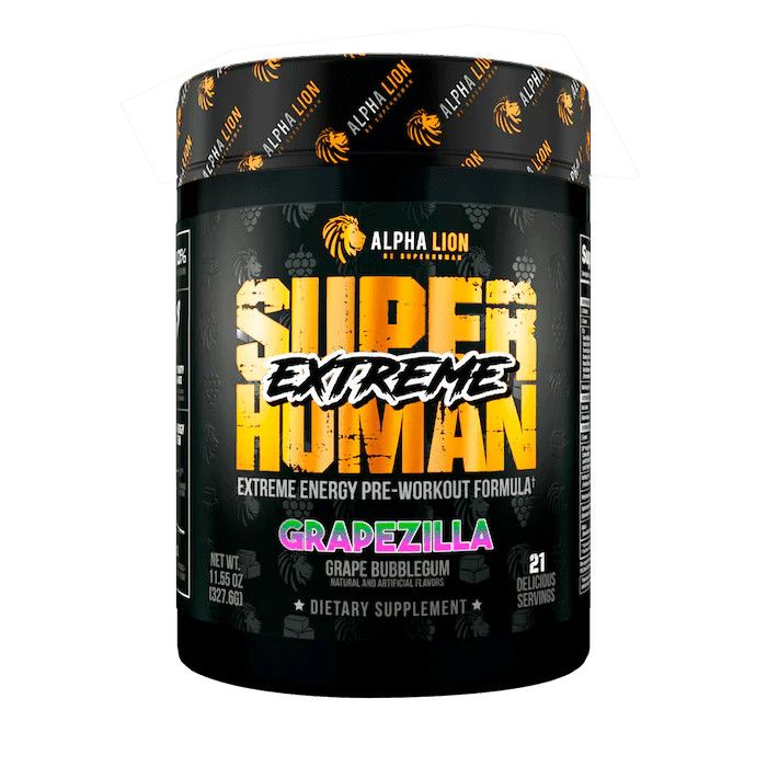 Alpha Lion Super Human Extreme Pre-Workout - Grapezilla