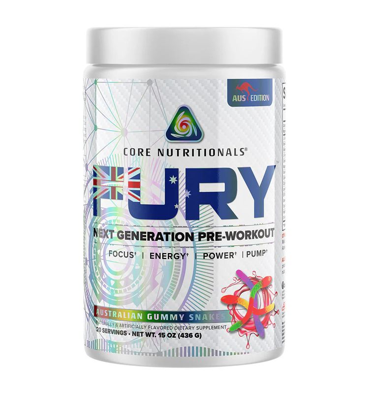 Core Nutritionals Fury AUS Edition - Australian gummy snakes