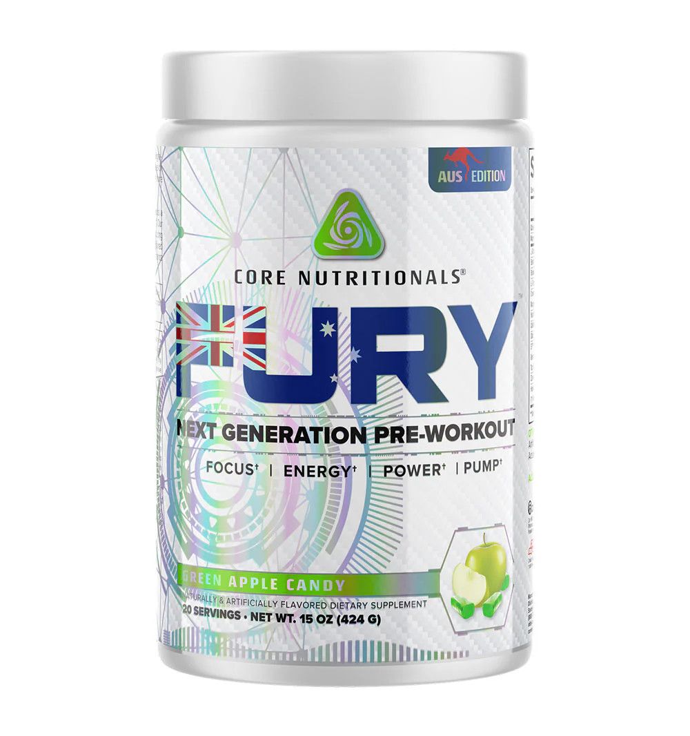 Core Nutritionals Fury AUS Edition - green apple candy