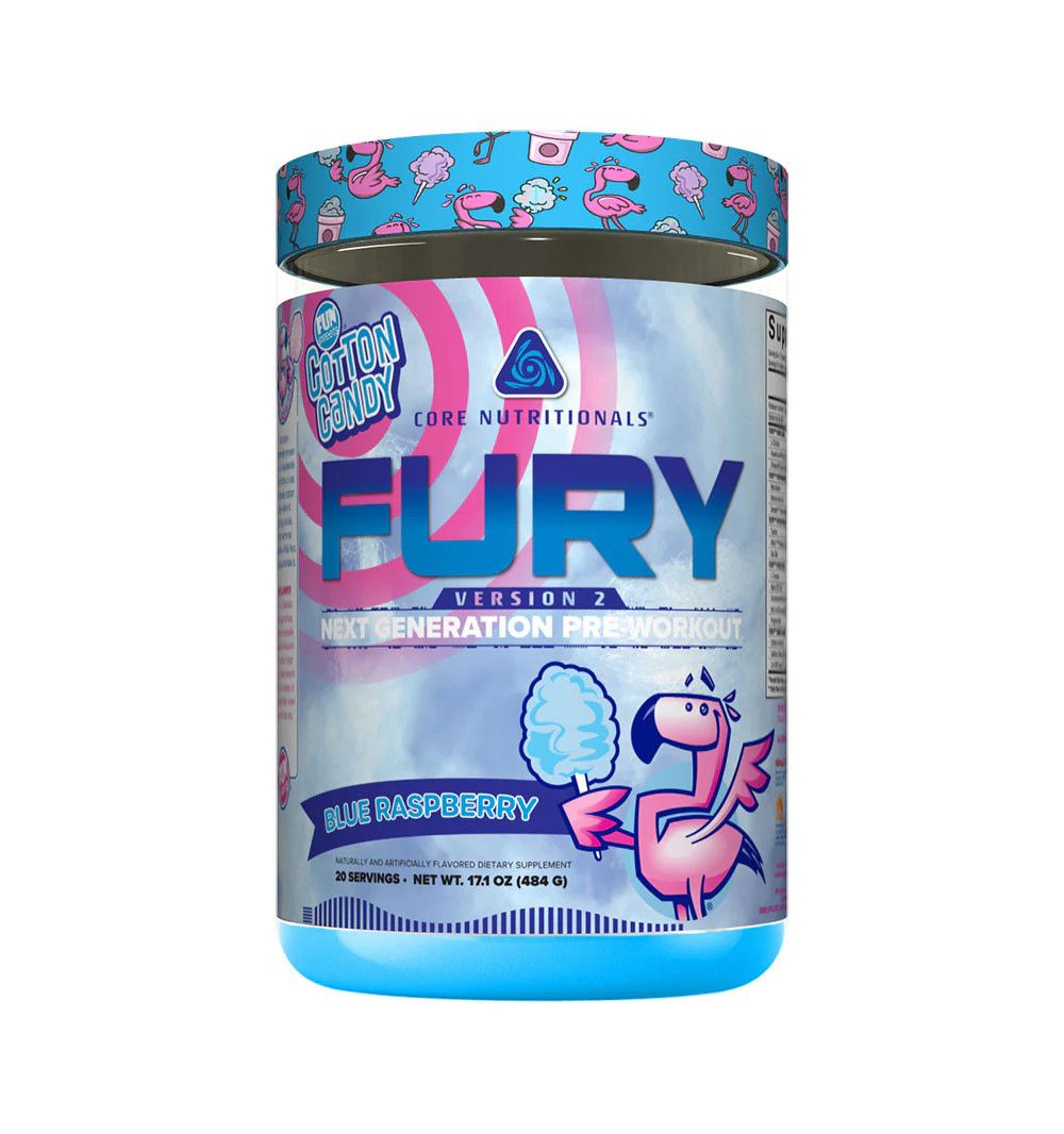 Core Nutritionals Fury V2 -  Fun Sweets Blue Raspberry