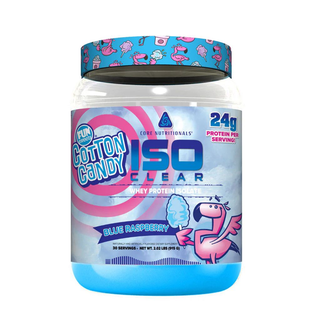 Core Nutritionals ISO CLEAR Protein - fun sweets blue raspberry