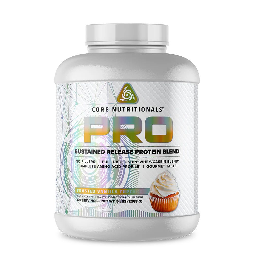 Core Nutritionals PRO Protein (5 lbs) - frosted vanilla cupcake