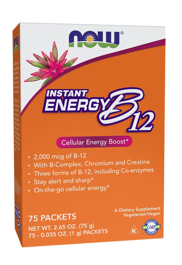 NOW B-12 Instant Energy Packets