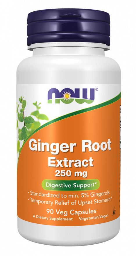NOW Ginger Root Extract, 250mg