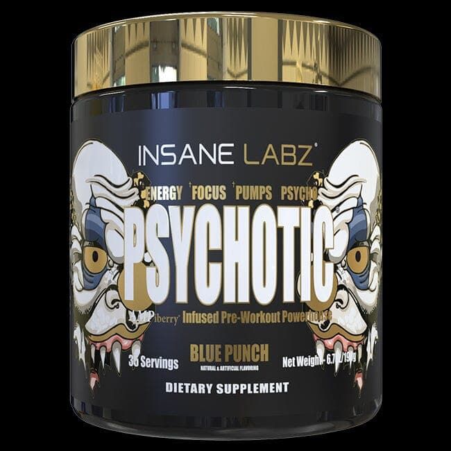 Insane Labz Psychotic Gold Pre-workout - blue punch