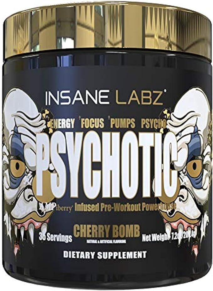 Insane Labz Psychotic Gold Pre-workout - cherry bomb