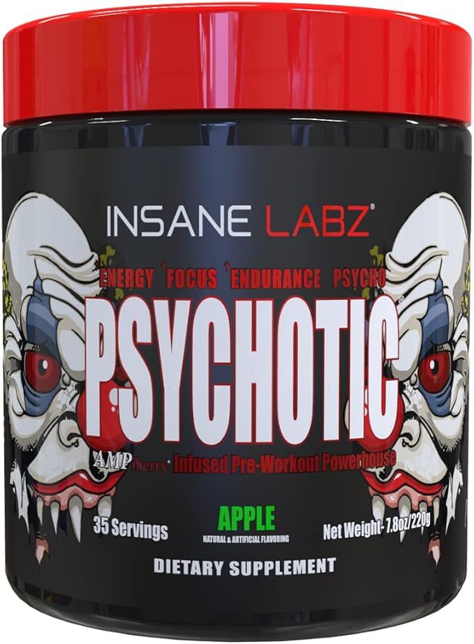 Insane Labz Psychotic Pre-workout - apple