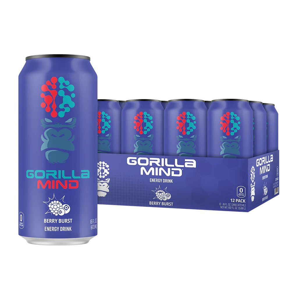 Gorilla Mind Energy RTD - berry burst