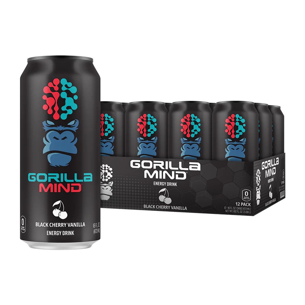 Gorilla Mind Energy RTD - black cherry vanilla