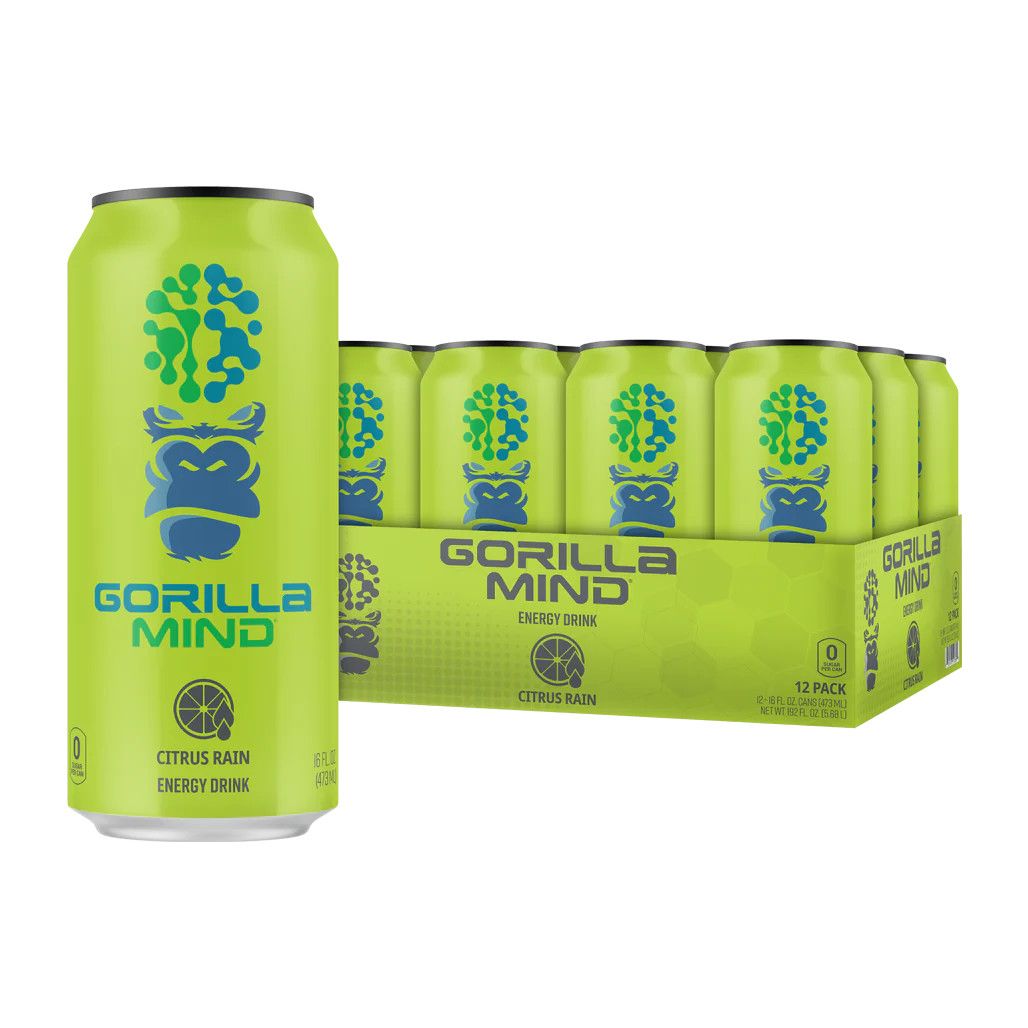 Gorilla Mind Energy RTD - citrus rain