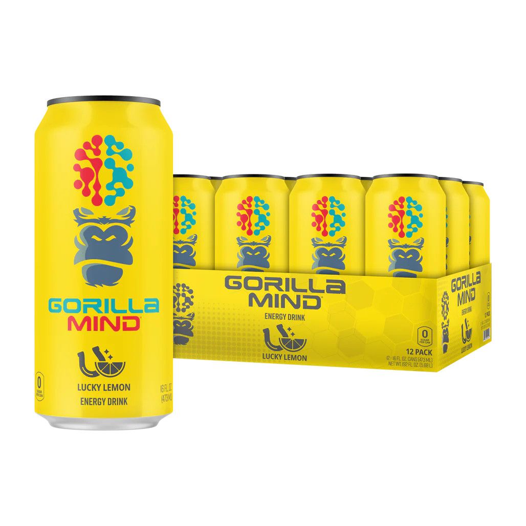 Gorilla Mind Energy RTD - lucky lemon