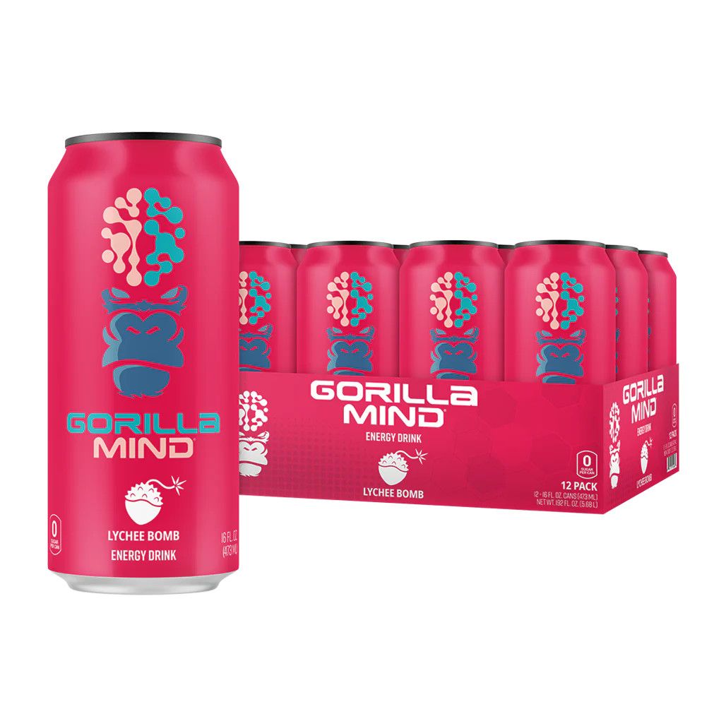 Gorilla Mind Energy RTD - lychee bomb
