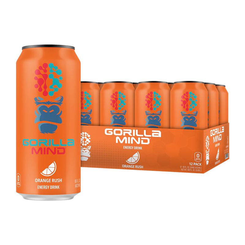 Gorilla Mind Energy RTD - orange rush