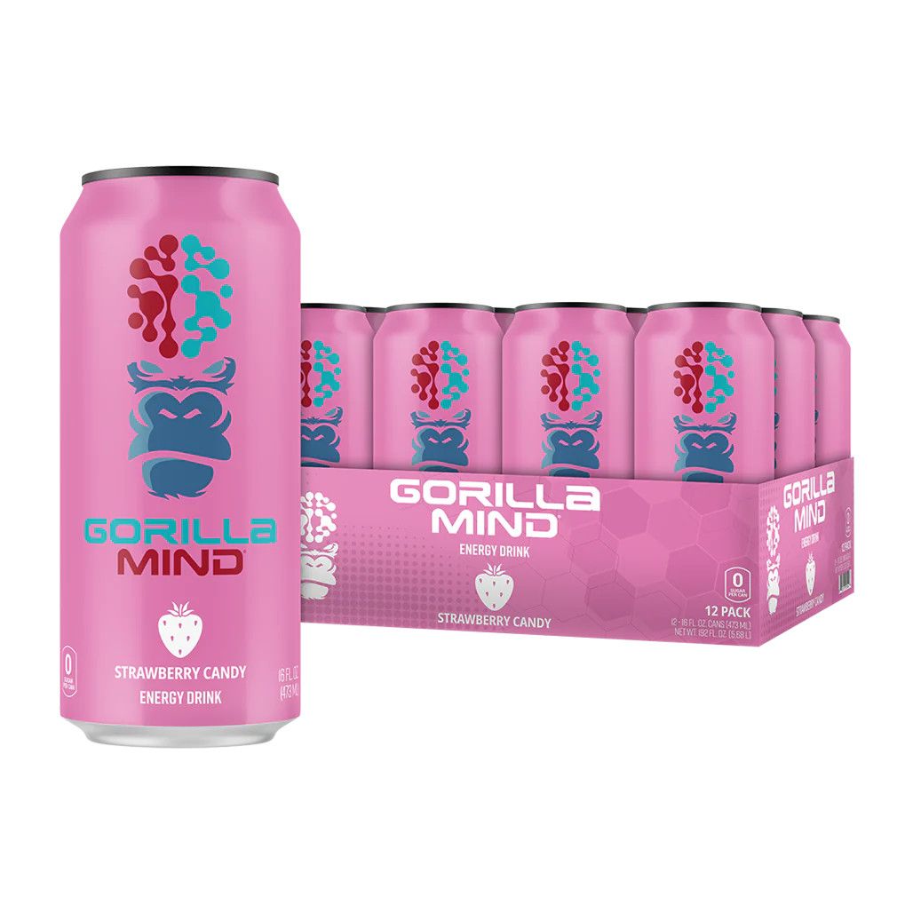 Gorilla Mind Energy RTD - strawberry candy