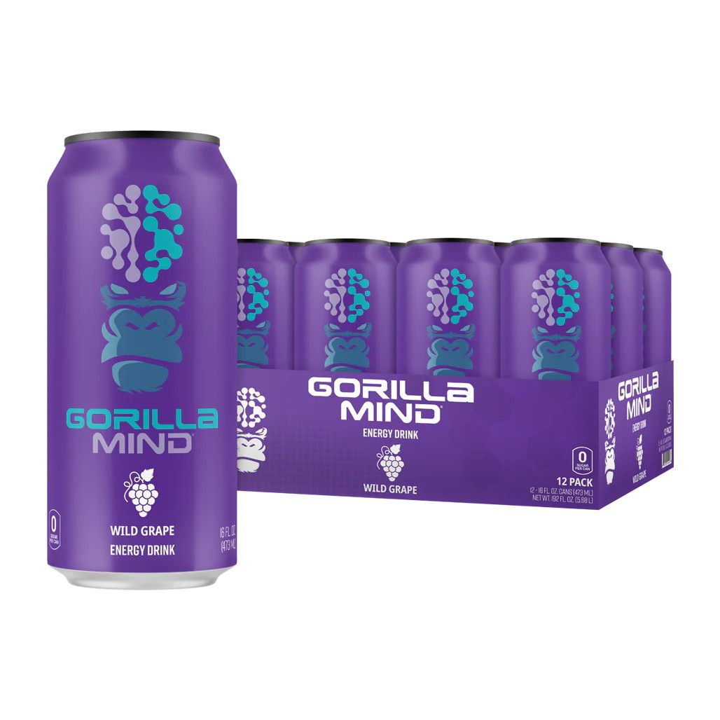 Gorilla Mind Energy RTD - wild grape