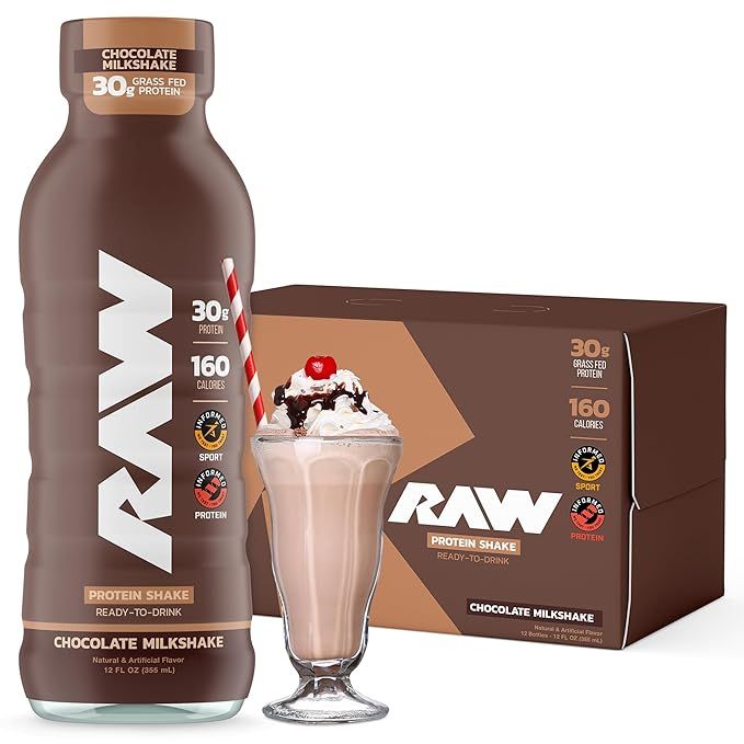 RAW Nutrition Protein RTD - chocolate milkshake