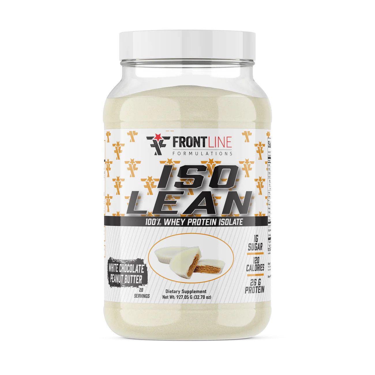 Frontline- ISO-LEAN Protein - white chocolate peanut butter
