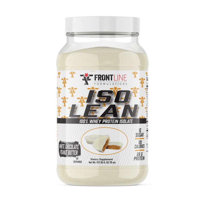 Frontline- ISO-LEAN Protein - white chocolate peanut butter