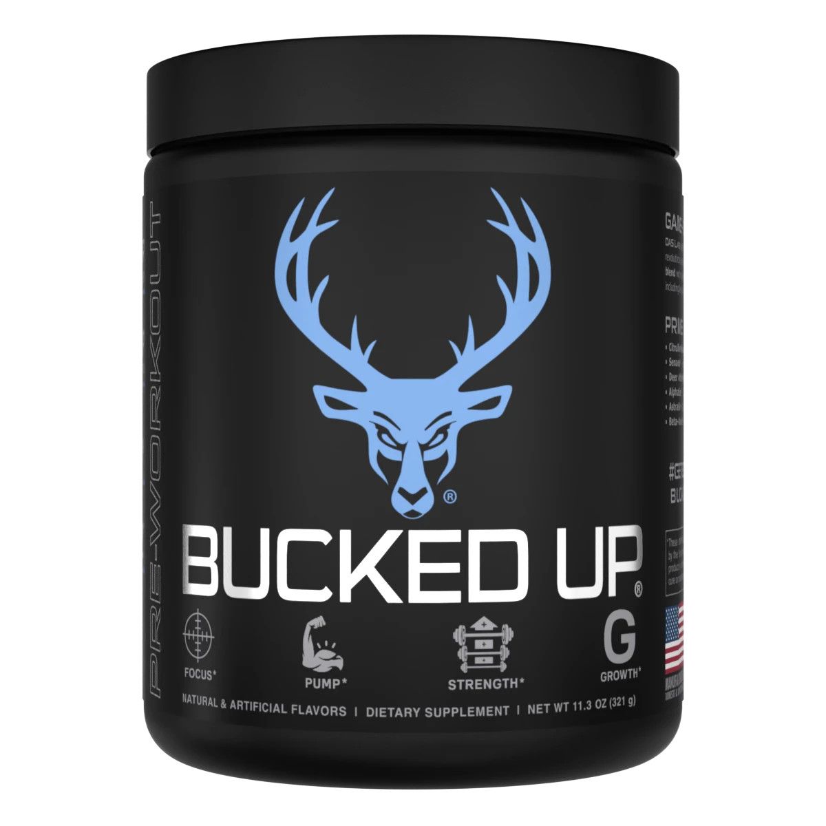 DAS Labs Bucked Up Pre-Workout Blue Razz